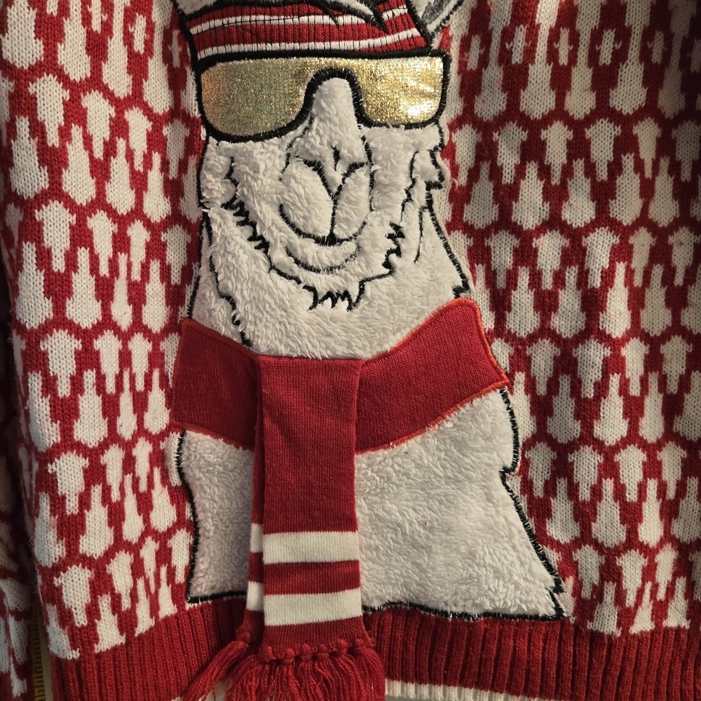 Blizzard BAY Llama Ugly Sweater  Unisex Size M - Picture 4 of 8